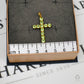 Pre-Owned 9ct Gold Peridot Cross Pendant