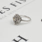 Pre-Owned 18ct White Gold Diamond Cluster Ring Size N