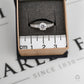 Pre-Owned 9ct White Gold CZ Dress Ring Size R