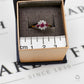 Pre-Owned 9ct Gold Ruby & CZ Dress Ring Size K.5