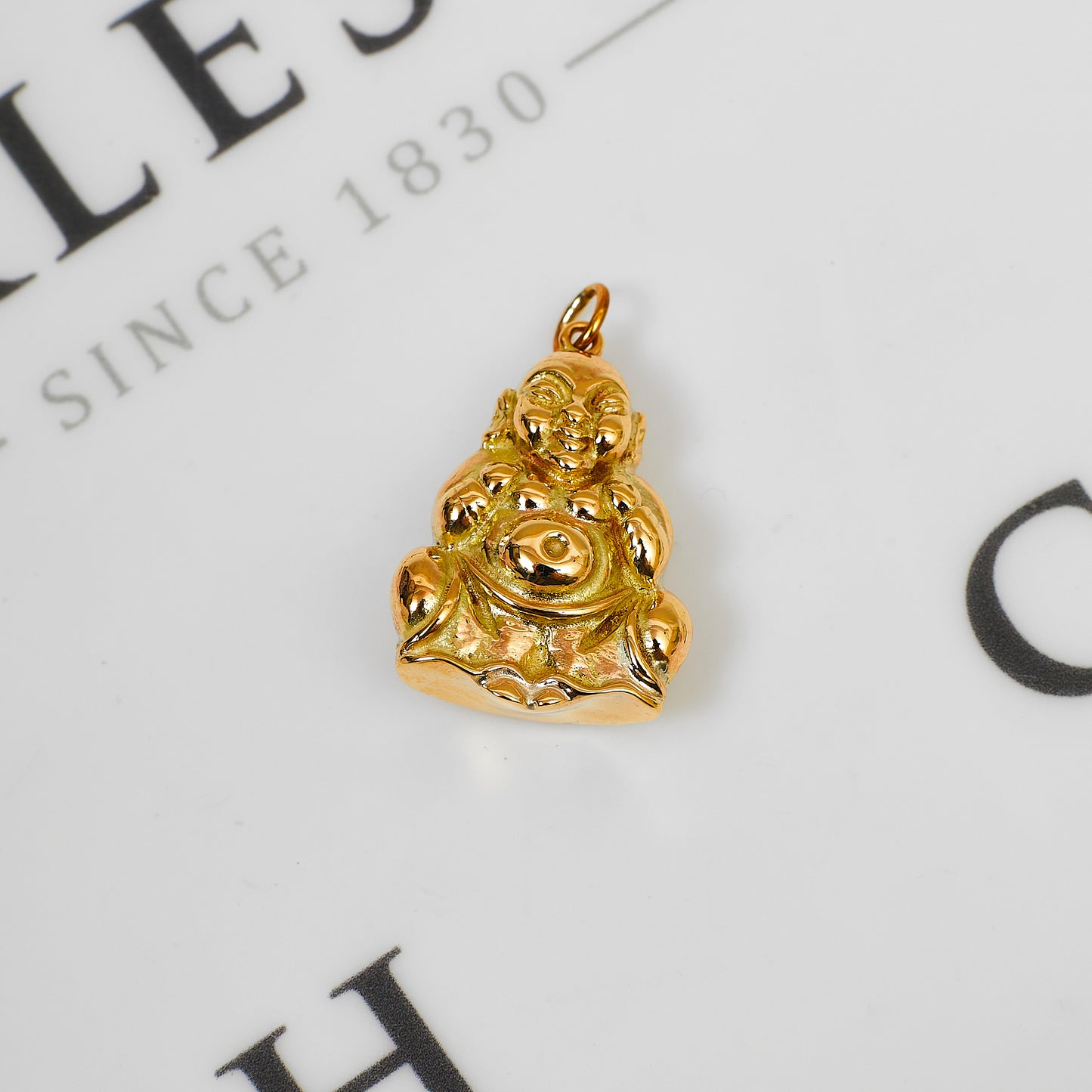 Pre-Owned 9ct Gold Buddha Pendant