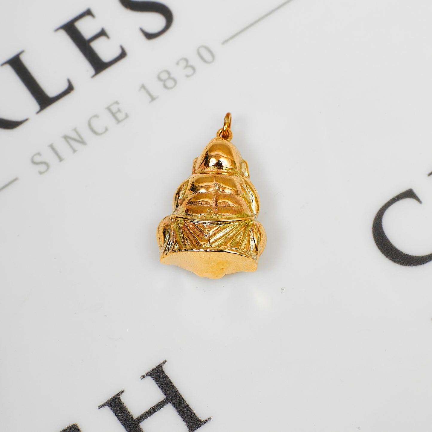 Pre-Owned 9ct Gold Buddha Pendant