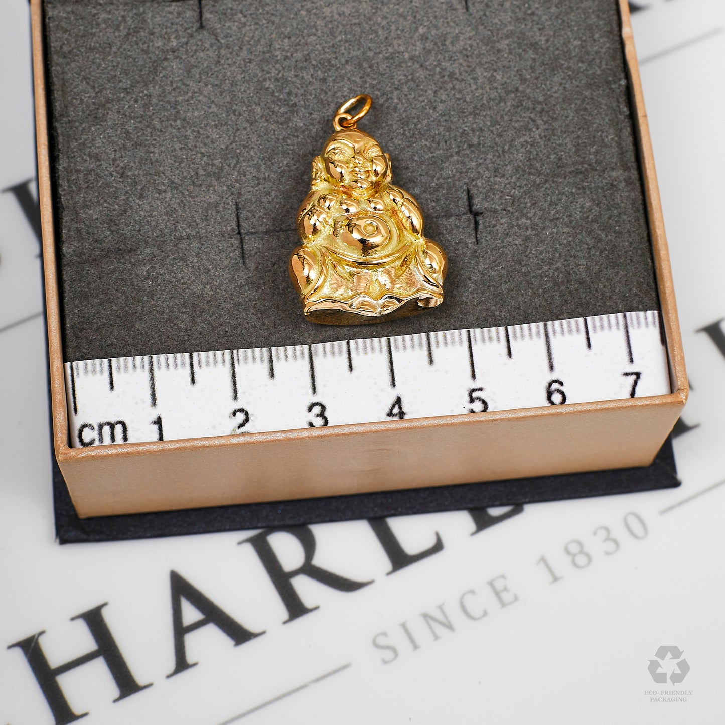 Pre-Owned 9ct Gold Buddha Pendant