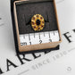 Pre-Owned 9ct Gold Oval Garnet Cluster Ring Size I