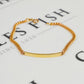 Pre-Owned 9ct Gold ID Plate Curb Bracelet