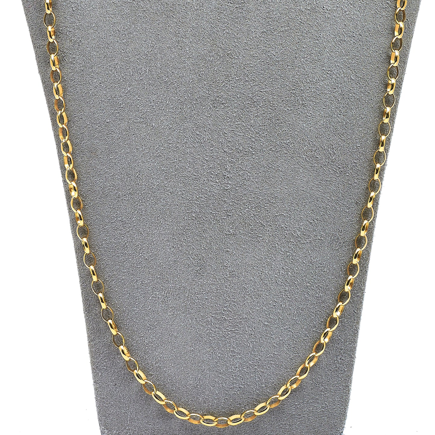 Pre-Owned 9ct Gold Belcher Chain Necklace 30 Inch