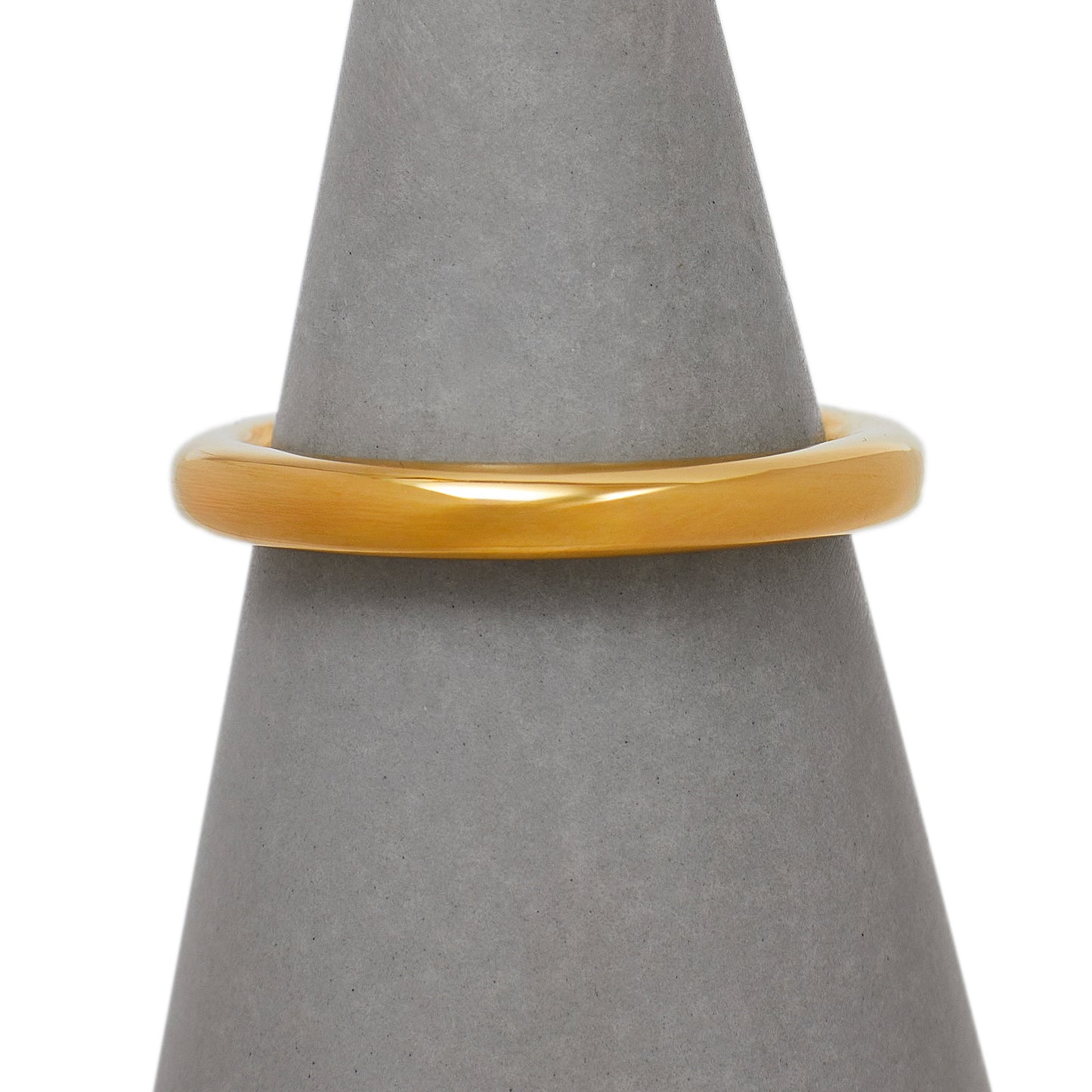 Pre-Owned 9ct Gold Tube Band Ring Size T.5