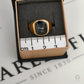 Pre-Owned 9ct Gold Hematite Intaglio Signet Ring Size Q