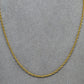Pre-Owned 9ct Gold Prince Of Wales Chain Necklace 18 Inch