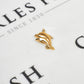 Pre-Owned 9ct Gold Double Dolphin Pendant