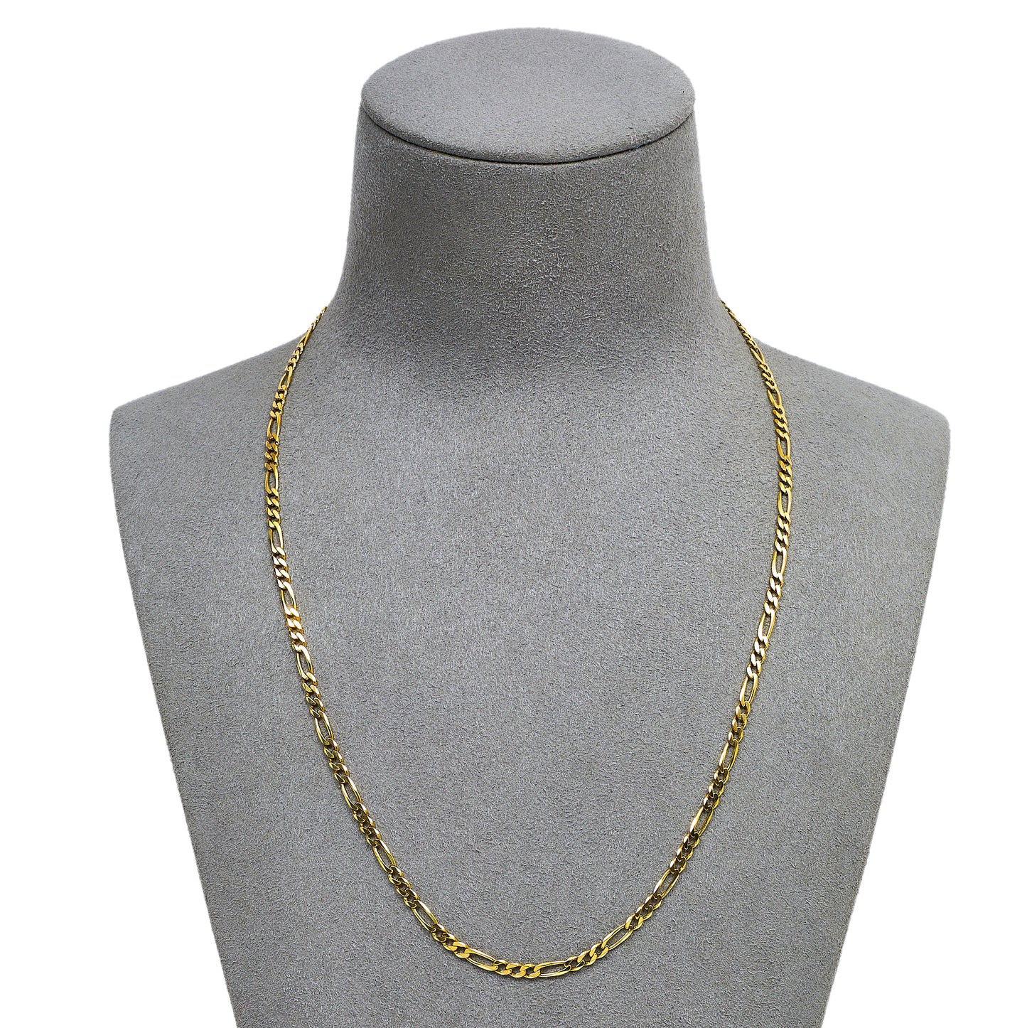 Pre-Owned 9ct Gold Figaro Chain Necklace 18 Inch