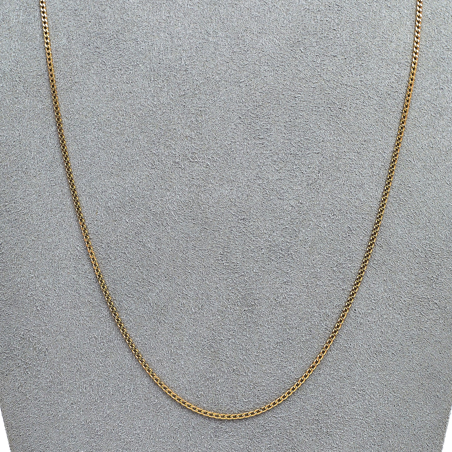 Pre-Owned 9ct Gold Curb Chain Necklace 21 Inch