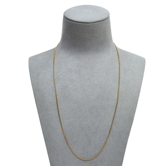 Pre-Owned 9ct Gold Curb Chain Necklace 21 Inch