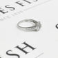 Pre-Owned 18ct White Gold & Diamond Square Cluster Ring