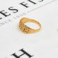 Pre-Owned 9ct Gold 3 Row Shot Ring Size T