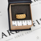 Pre-Owned 9ct Gold 3 Row Shot Ring Size T