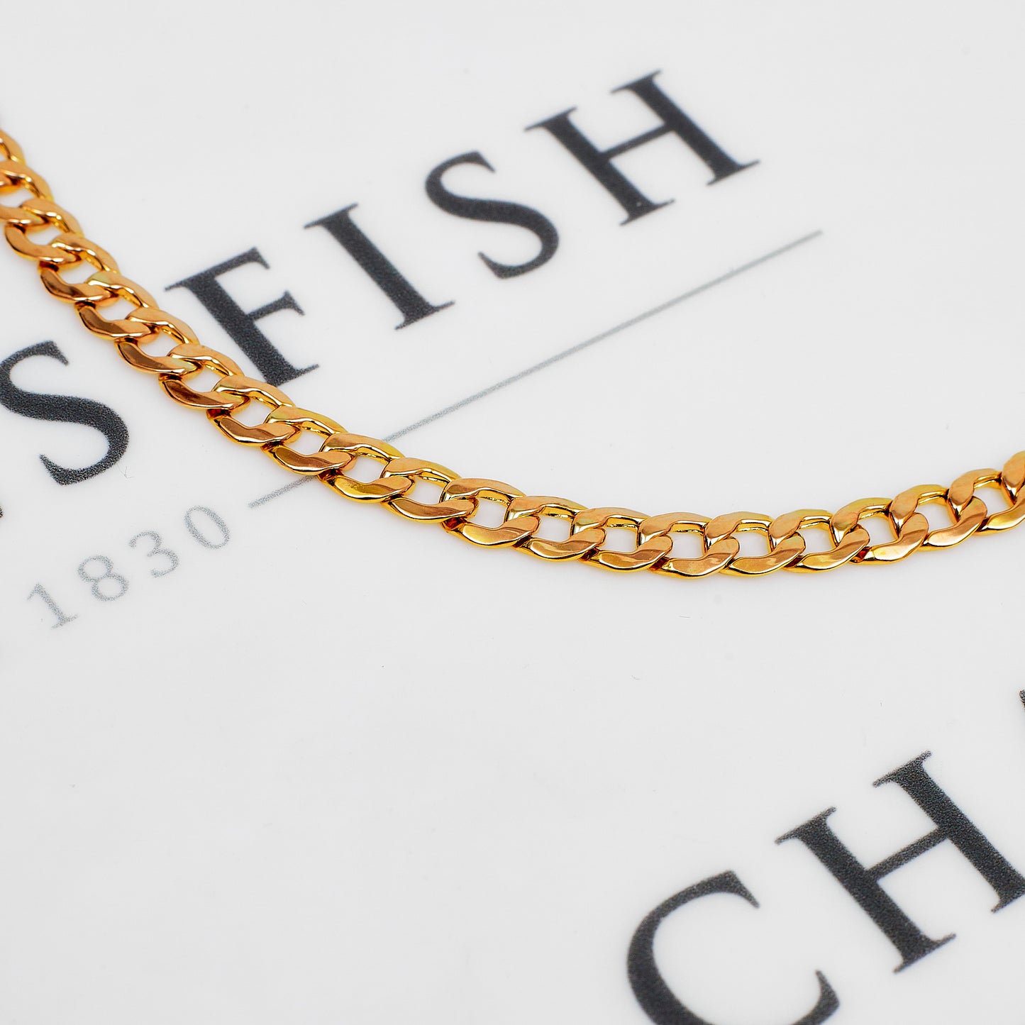 Pre-Owned 9ct Gold Curb Chain Bracelet 8.5 Inch