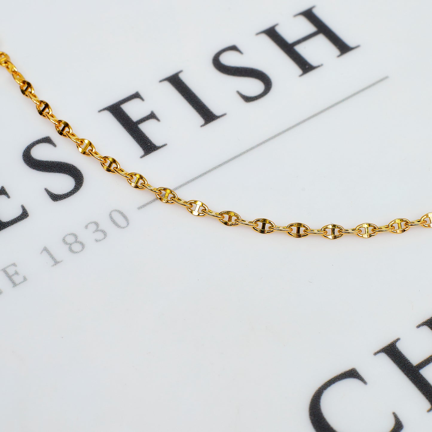 Pre-Owned 9ct Gold Anchor Link Bracelet 7.5 Inch