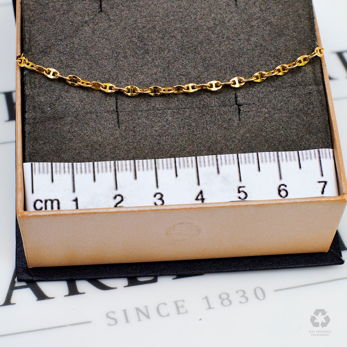 Pre-Owned 9ct Gold Anchor Link Bracelet 7.5 Inch