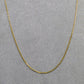 Pre-Owned 9ct Gold Curb Chain Necklace 18 Inch