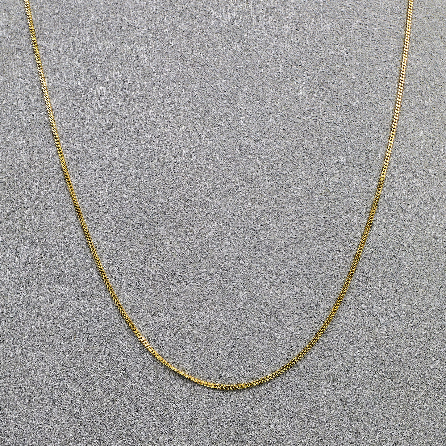 Pre-Owned 9ct Gold Curb Chain Necklace 18 Inch