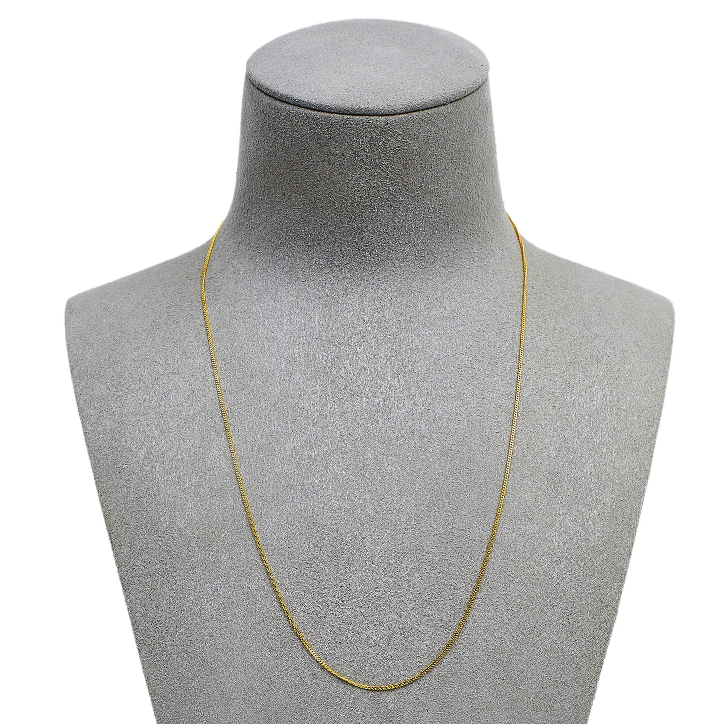 Pre-Owned 9ct Gold Curb Chain Necklace 18 Inch