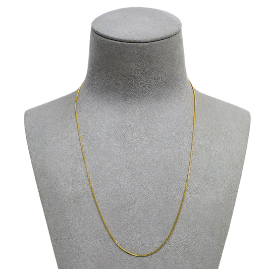 Pre-Owned 9ct Gold Curb Chain Necklace 18 Inch