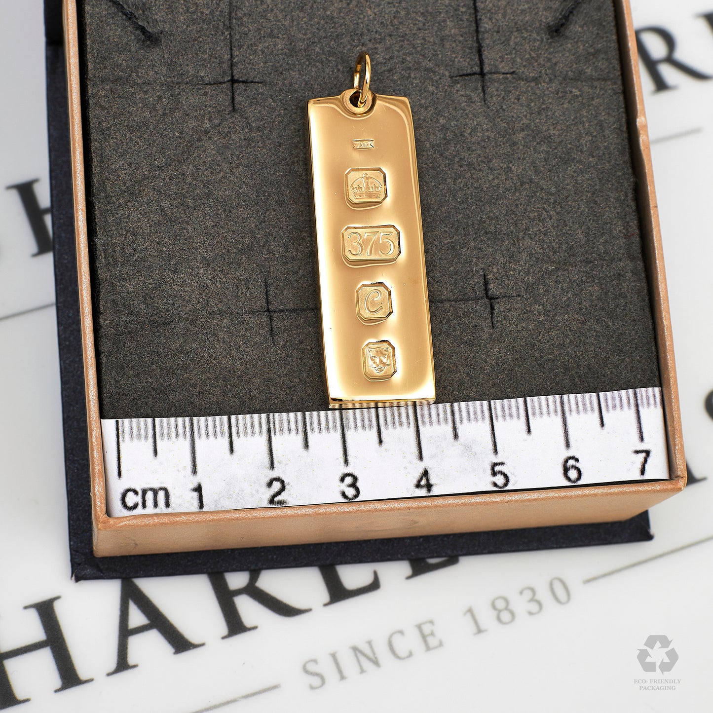 Pre-Owned 9ct Gold Ingot Pendant