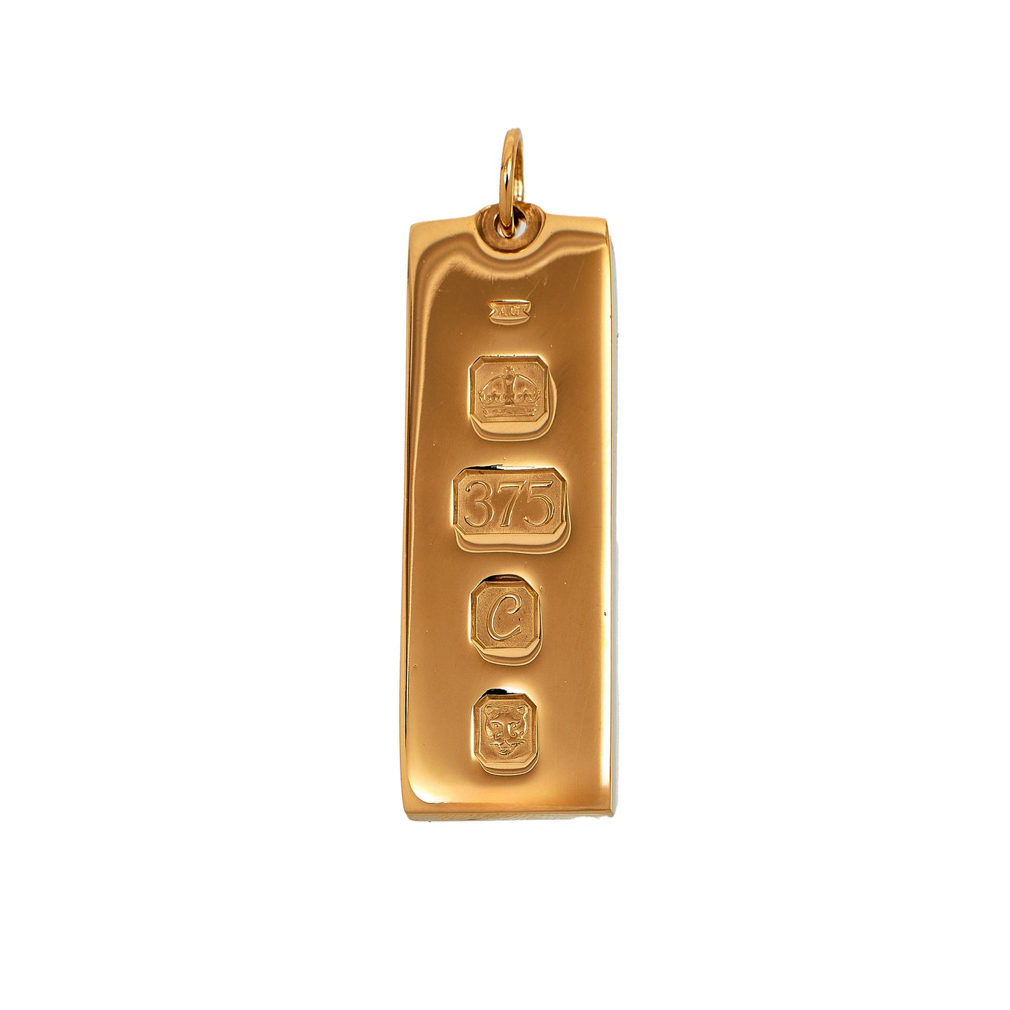Pre-Owned 9ct Gold Ingot Pendant