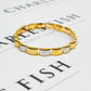 Pre-Owned 9ct Gold 2 Tone Matte & Polish Link Bracelet