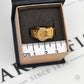 Pre-Owned 9ct Gold Pattern Buckle Ring Size T
