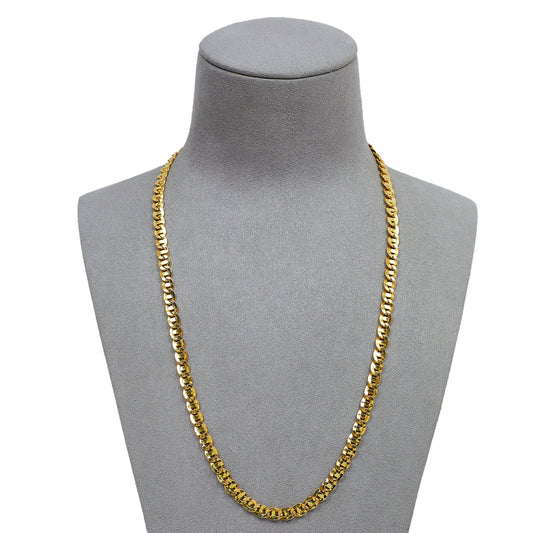 Pre-Owned 14ct Gold Anchor Link Necklace 20 Inch