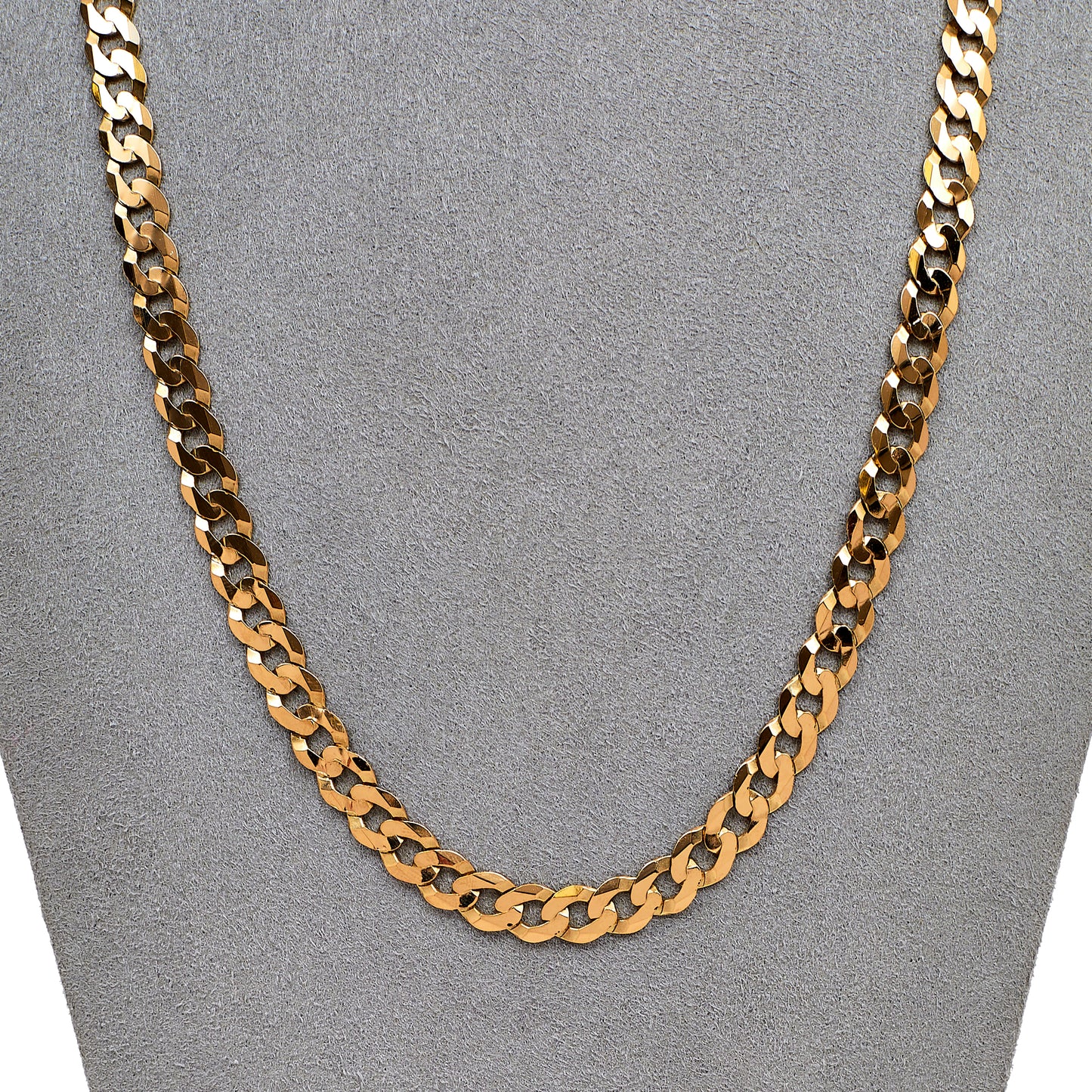 Pre-Owned 9ct Gold Curb Chain Necklace 20 Inch