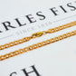 Pre-Owned 9ct Gold Curb Chain Necklace 20 Inch