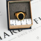 Pre-Owned 9ct Gold Oval Onyx Signet Ring Size S