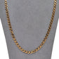 Pre-Owned 9ct Gold Curb Chain Necklace 24 Inch