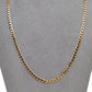 Pre-Owned 9ct Gold Curb Chain Necklace 20 Inch