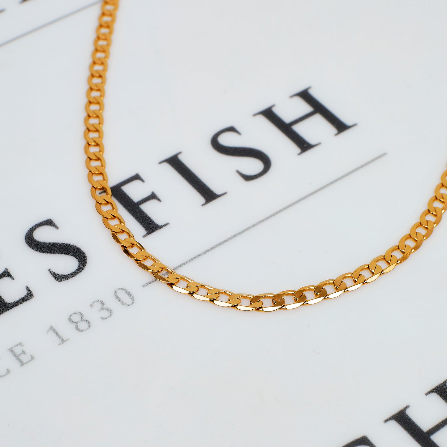 Pre-Owned 9ct Gold Curb Chain Necklace 20 Inch