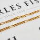 Pre-Owned 9ct Gold Figaro Chain Necklace 18 Inch