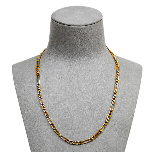 Pre-Owned 9ct Gold Figaro Chain Necklace 18 Inch