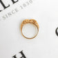 Pre-Owned 9ct Gold 2 Ram Heads Dress Ring Size P