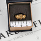Pre-Owned 9ct Gold 2 Ram Heads Dress Ring Size P