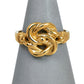 Pre-Owned 9ct Gold Mens Knot Ring Size X.5