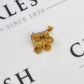 Pre-Owned 9ct Gold Living Wagon & Crystal Gazer Charm