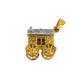 Pre-Owned 9ct Gold Living Wagon & Crystal Gazer Charm