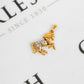 Pre-Owned 9ct Gold CZ Horse Pendant