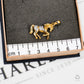 Pre-Owned 9ct Gold CZ Horse Pendant