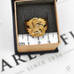 Pre-Owned 9ct Gold Mens Double Knot Ring Size U