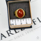 Pre-Owned 9ct Gold Cabochon Carnelian Signet Ring Size P.5
