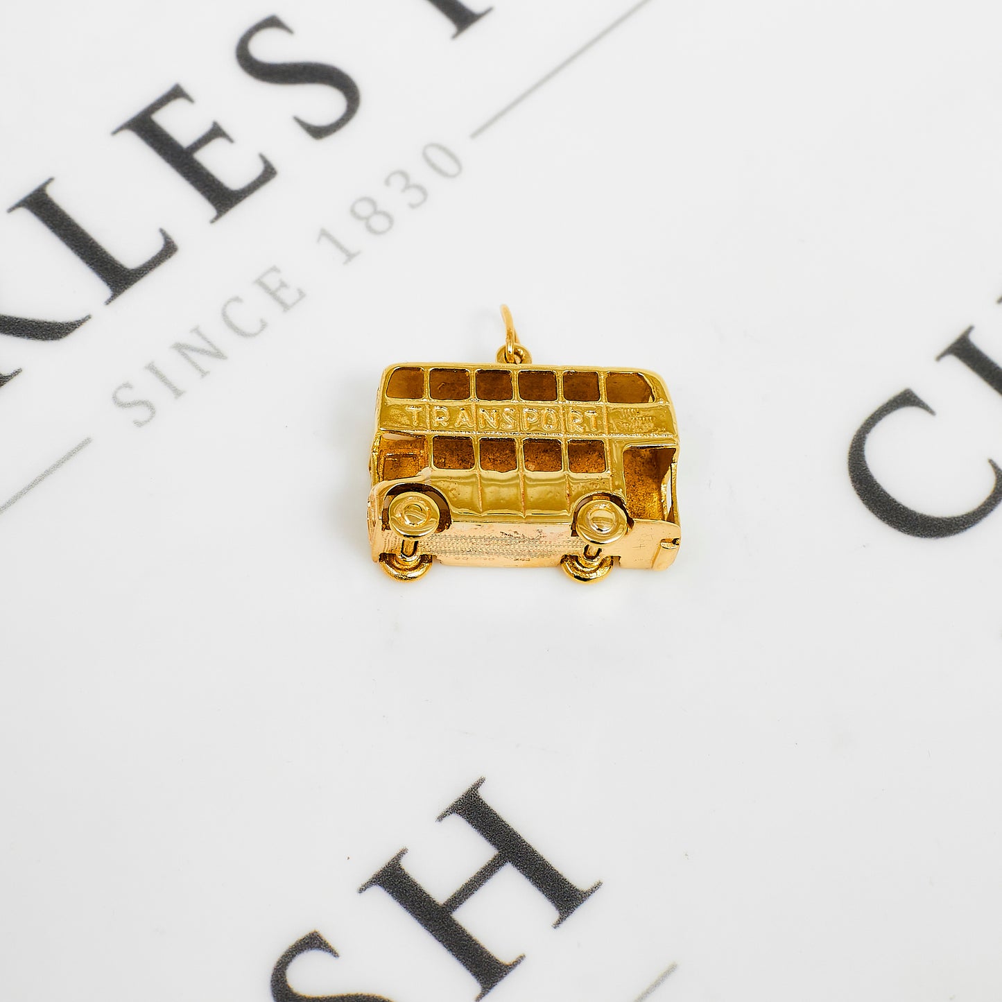Pre-Owned 9ct Gold London Double Decker Bus Charm